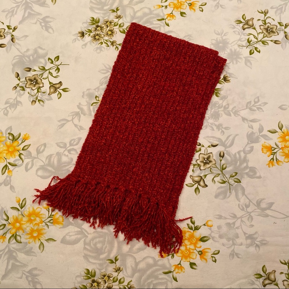 Avenue Red Soft Scarf